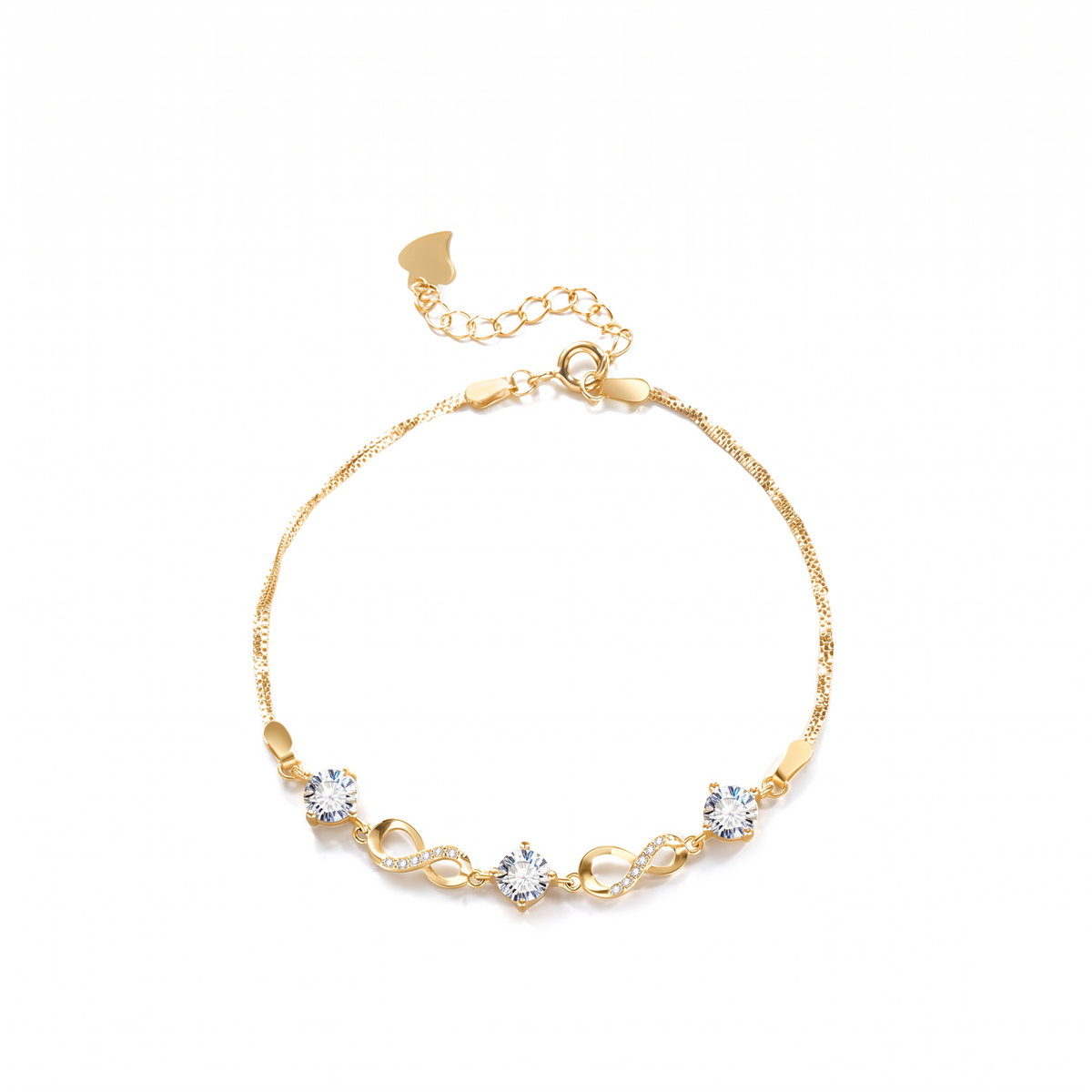 Wreath Moissanite Bracelet view 6