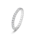Stackable Moissanite Eternity Ring