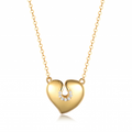 The Heart — Gold Pendant Necklace