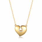 The Heart — Gold Pendant Necklace