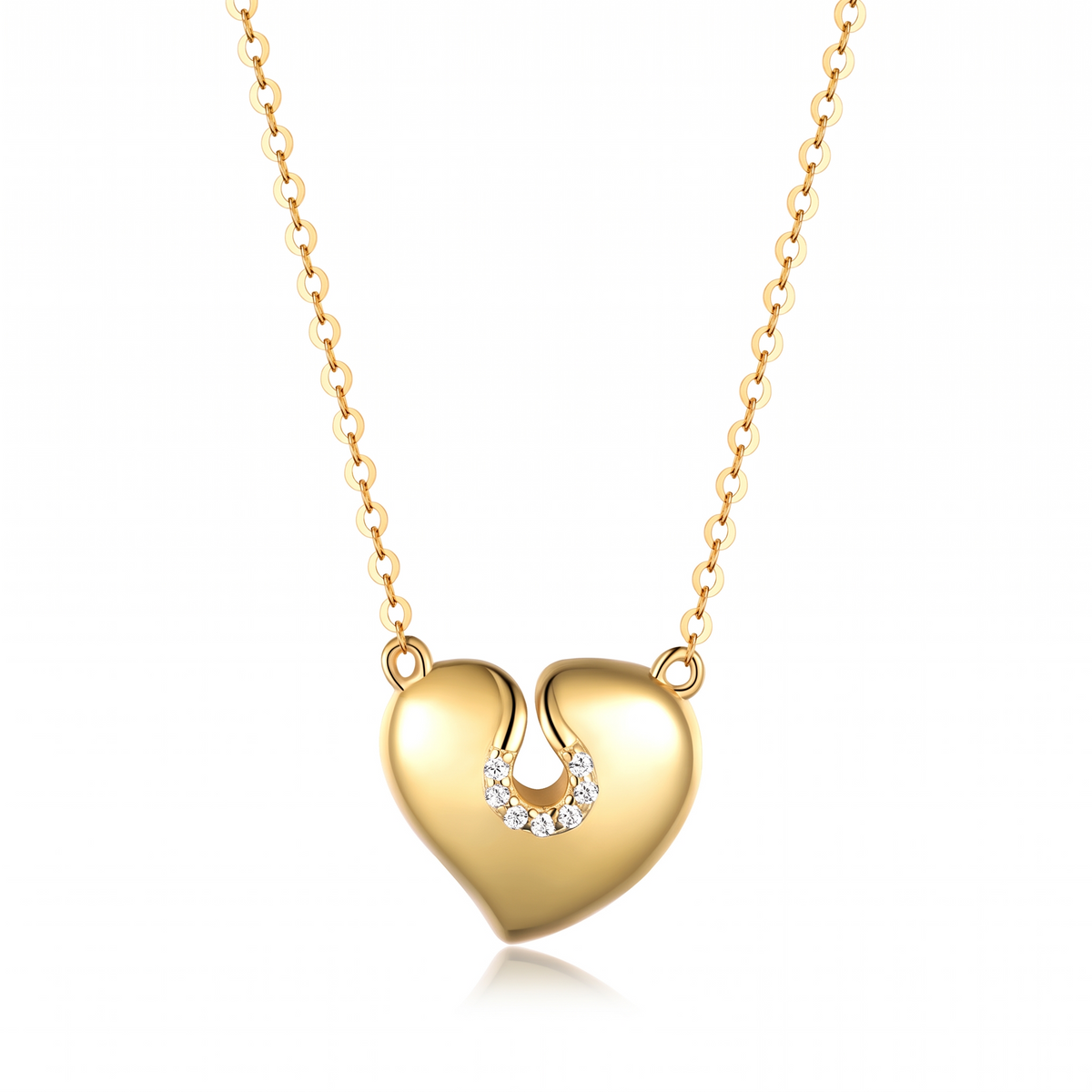The Heart — Gold Pendant Necklace