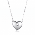 The Heart — Silver Pendant Necklace