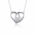 The Heart — Silver Pendant Necklace